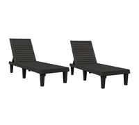 Sun Lounger Recliner Chaise Lounge Sun Bed Chair Day Bed Polypropylene vidaXL