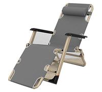 Sun Lounger Recliner,Zero Gravity Reclining Relaxer Chair, Multi Position Sun Lounger Outdoor Patio Lounge Chair Recliner Chair Sun Chair Folding Garden Chair-1 Little Surprise Com