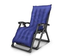 Sun Lounger Reclining Lounge Chair Garden Outdoor Thick Padded Thickened Multiple Positions Folding Chair (3)