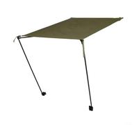 Sun Lounger Shade Attachment, Adjustable Folding Chair Sunshade Canopy, With Aluminum Frame Outdoor Cover For Beach Camping Lounge Seating(green)