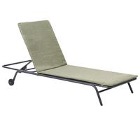 Sun Lounger VOLTERRA Reclining Metal Green