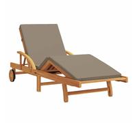 Sun Loungers Outdoor Lounger Sun Bed Garden Day Bed Solid Wood Acacia vidaXL