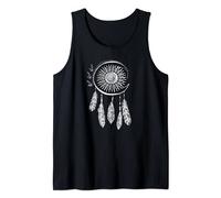 Sun Moon Dream Catcher Feathers Boho Style Gift Tank Top