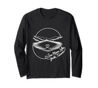 Sun Moon Lake, Yuchi, Taiwan Signature Heart Art Souvenir Long Sleeve T-Shirt