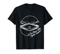 Sun Moon Lake, Yuchi, Taiwan Signature Heart Art Souvenir T-Shirt