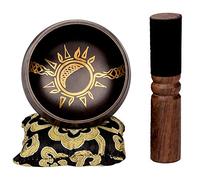 Sun/Moon Singing Bowl Set - Ancient Tools for Connecting with Cyclical Earth Energy - Sound Bowl Handcrafted in Nepal for Chakra, Healing and Meditation (Sun/Moon Singing Bowl Set)
