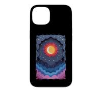 Sun Moon Stars Night Soft Clouds Celestial Cosmos Sky Case for iPhone 13
