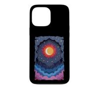 Sun Moon Stars Night Soft Clouds Celestial Cosmos Sky Case for iPhone 13 Pro Max