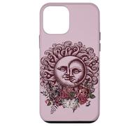 Sun Moon Witchy Goth Moth Floral Dark Vintage Romance Case for iPhone 12 mini