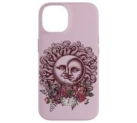 Sun Moon Witchy Goth Moth Floral Dark Vintage Romance Case for iPhone 14