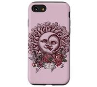 Sun Moon Witchy Goth Moth Floral Dark Vintage Romance Case for iPhone SE (2020) / 7 / 8