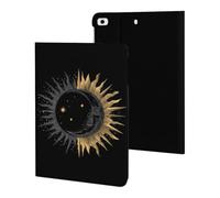 Sun Moon Yin And Yang Cute Tablet Case Compatible with iPad | No Pencil Holder Slim TPU Protective Cover Suitable for iPad iPad 9th/ 8th/ 7th/2020/Pro 2020/Pro 2021/Air4/Air5
