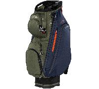 SUN MOUNTAIN 2026 C-100 14-WAY CART BAG - BLACK / OLIVE / INFERNO
