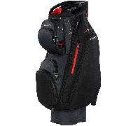 SUN MOUNTAIN 2026 C-100 14-WAY CART BAG - BLACK / STEEL / RED