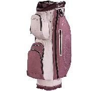 Sun Mountain C-100 H2NO Waterproof Cart Bag - 14-Way Lightweight Trolley Golf Bag - Mauve/Powder/Wine (2026)