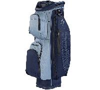 Sun Mountain C-100 H2NO Waterproof Cart Bag - 14-Way Lightweight Trolley Golf Bag - Navy/Ash/Powder (2026)