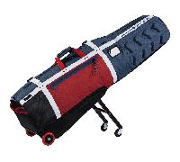 SUN MOUNTAIN 2026 CLUBGLIDER 3 GOLF TRAVEL COVER - NAVY / WHITE / RED