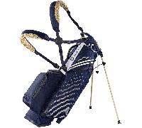 Sun Mountain H2NO Eclipse E2.5 Waterproof 4-Way Stand Carry Golf Bag - Navy/Gold/White (2026)