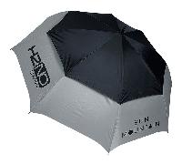 Sun Mountain H2NO Golf Umbrella Black/Cadet - 150cm Windproof Dual Canopy Waterproof Golf Umbrella with 30SPF Sun Protection & Auto Open