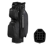 Sun Mountain C-100 H2NO Waterproof Cart Bag - 14-Way Lightweight Trolley Golf Bag - Black (2026)