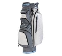 Sun Mountain C-130 H2NO Waterproof Cart Bag - 14-Way Lightweight Trolley Golf Bag - Nickel/Platinum/Ash (2026)