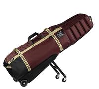 Sun Mountain ClubGlider Meridian Golf Travel Bag - 4-Wheel Rolling System, Extendable & Retractable Legs for Easy Transport, Effortless Travel & Maneuverability - Cardinal