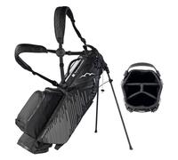 Sun Mountain E 2.5 H2NO Waterproof Lightweight Golf Bag with Stand, 4-Way Top, 2026 Model - Black/White