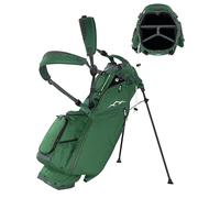 Sun Mountain Eclipse 3.5 4 Way Golf Stand Bag - Durable Golf Bag with Eleven Pockets for Ample Storage - Features an Ergonomic X-Fit Dual Strap System and a Matching Rain Hood - Green