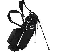 SUN MOUNTAIN ECLIPSE THREE-5 GOLF STAND BAG - BLACK / WHITE +FREE GIFT
