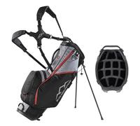 Sun Mountain ForeRunner 14-Way Carry Stand Golf Bag - Lightweight - Black/Nickel/Red (2026)