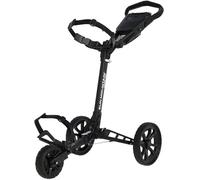 Sun Mountain Golf Trolley - Ridgeline 3 Wheel Push Cart - Adjustable Bag Height - Black