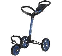 Sun Mountain Golf Trolley - Ridgeline 3 Wheel Push Cart - Adjustable Bag Height - Sport Blue