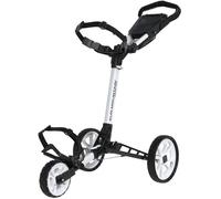 Sun Mountain Golf Trolley - Ridgeline 3 Wheel Push Cart - Adjustable Bag Height - White
