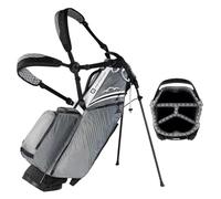 Sun Mountain H2NO Eclipse E2.5 Waterproof 4-Way Stand Carry Golf Bag - Black/Nickel/White (2026)