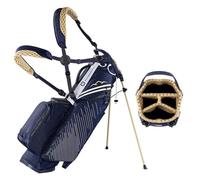 Sun Mountain H2NO Eclipse E2.5 Waterproof 4-Way Stand Carry Golf Bag - Navy/Gold/White (2026)