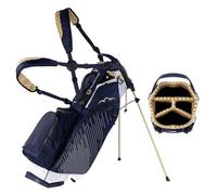 Sun Mountain H2NO Eclipse E3.5 Waterproof 4-Way Stand Carry Golf Bag - White/Navy/Gold (2026)