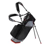 Sun Mountain H2NO Eclipse E4.5 VLO Waterproof 14-Way Stand Carry Golf Bag - Nickel/Black/Red (2026)