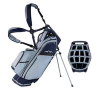 Sun Mountain H2NO Eclipse E4.5 VLO Waterproof 14-Way Stand Carry Golf Bag - Navy/Ash (2026)