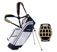 Sun Mountain H2NO Eclipse E4.5 VLO Waterproof 14-Way Stand Carry Golf Bag - Navy/Gold/White (2026)