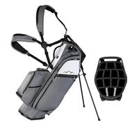 Sun Mountain H2NO Eclipse E4.5 VLO Waterproof 14-Way Stand Carry Golf Bag - Nickel/White/Black (2026)
