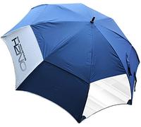 Sun Mountain H2NO Vision Golf Umbrella - 68 Inch Dual Canopy, Double Vision Window, Windproof, Waterproof, Automatic Opening, Navy