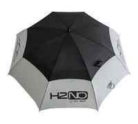 Sun Mountain H2NO Waterproof Premium Ergonomic 30 SPF Dual Canopy Durable Golf Umbrella 172cm / 67" Umbrella Black/Cadet