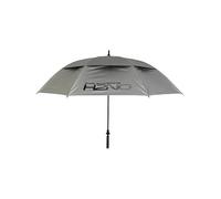Sun Mountain H2NO Waterproof Premium Ergonomic 50 SPF Dual Clear Canopy Durable Golf Umbrella 172cm / 67" Vision Umbrella Grey (Silver)