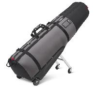 Sun Mountain ClubGlider Journey Wheeled Travel Cover for your Golf Bag in Black/Gunmetal