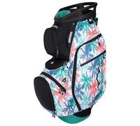 Sun Mountain Women's Diva Lightweight Cart Golf Bag 14-Way Top - 8 Pockets, Smart Dual Strap System, Push-Electric-Riding Cart Compatible Compression Base, 2025 Model - Black-Palm