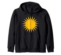 Sun of the Kurds Kurdish Flag Kurd Symbol Pride Newroz Zip Hoodie