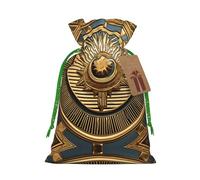 Sun Old Egyptian Timeless Grace Print Christmas Drawstring Holiday Candy Bag Xmas Sacks Reusable Wrapping Bags Party Favor