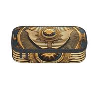 Sun Old Egyptian Timeless Grace Print Multifunctional Pencil Case Stationery Storage Bag Supplies Cosmetic Items Adults