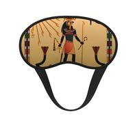 Sun Old Egyptian Timeless Grace Print Sleep Eye Mask Light Blocking Soft and Comfortable Night Eye Blinder for Women Men for Sleeping Travel Night Shift
