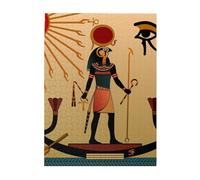 Sun Old Egyptian Timeless Grace Printed Wooden Puzzle 500 Piece, Cute Puzzle Game in Plastic Box for Family Entertainment and Brain Training Gifts